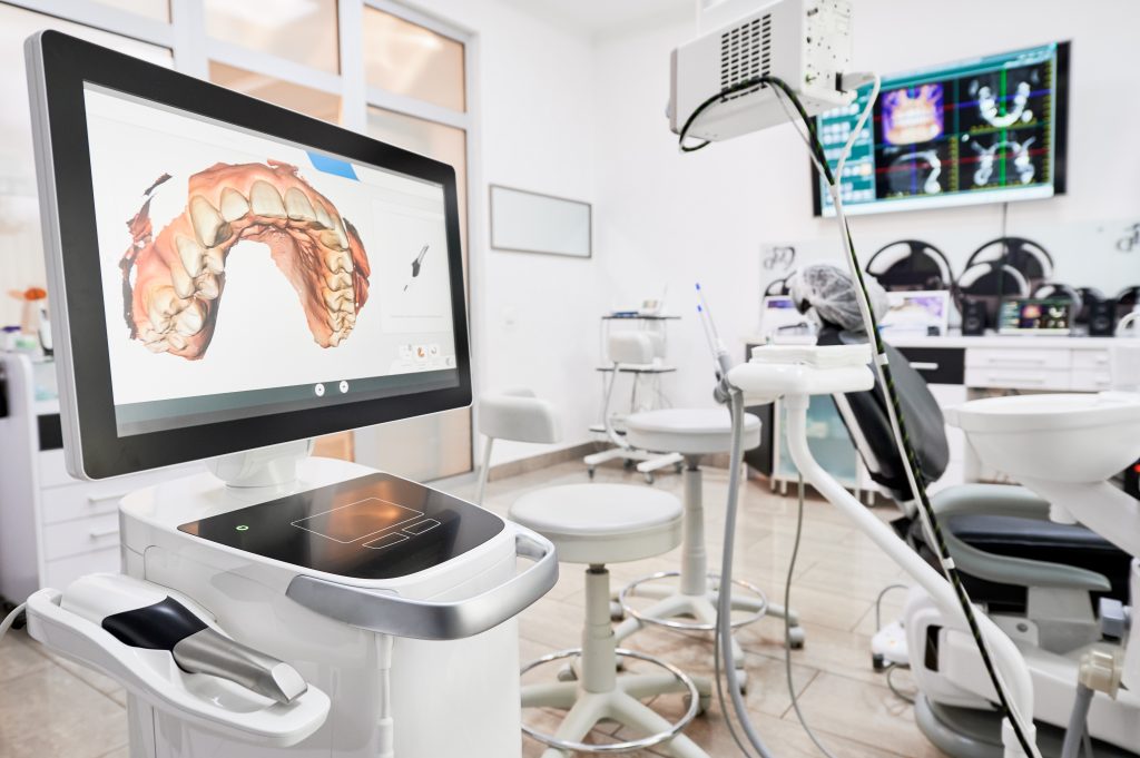 Intra-oral digital scanner at Brammeier Dental of Naperville