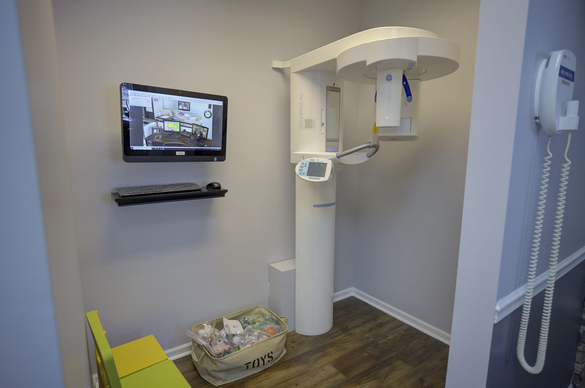 X-ray room at Brammeier Dental of Naperville